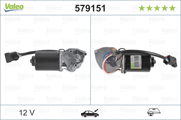 Motor stieračov VALEO
